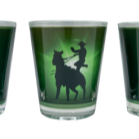 Green Sublimated Shot Glass