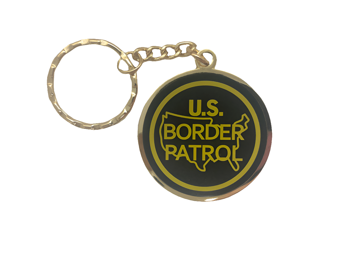 Gold Patch Key Chain