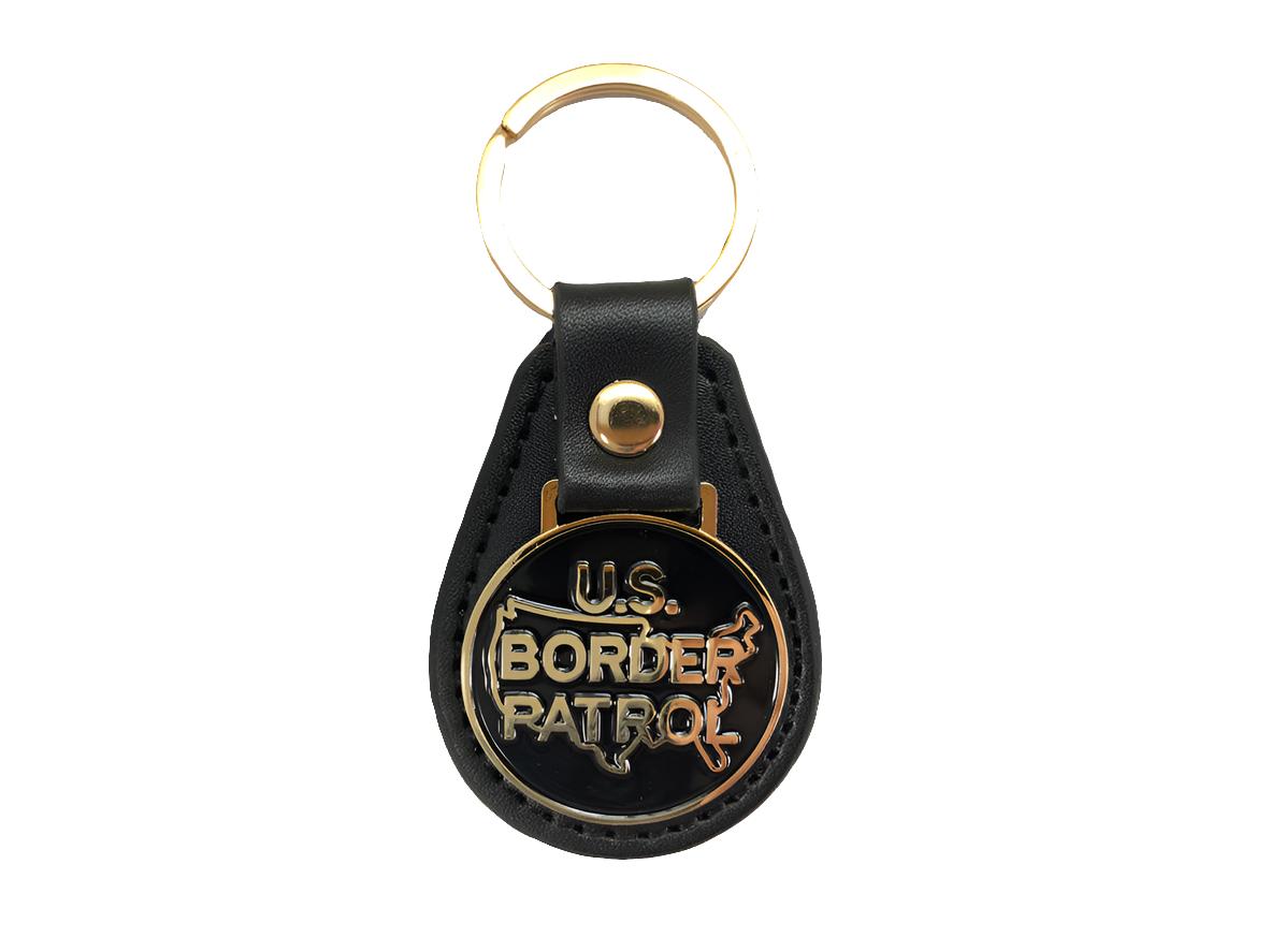 USBP Logo on leather key chain