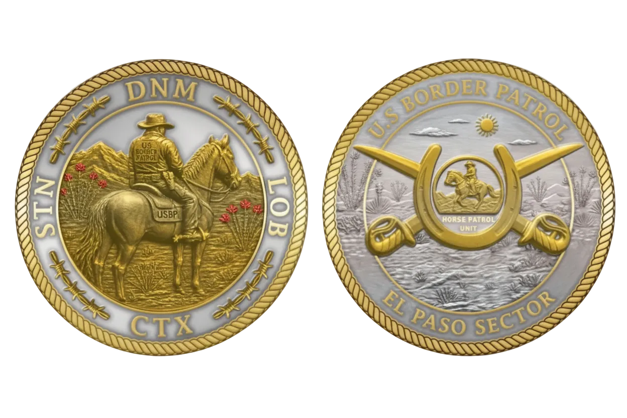 El Paso Sector horse patrol coin