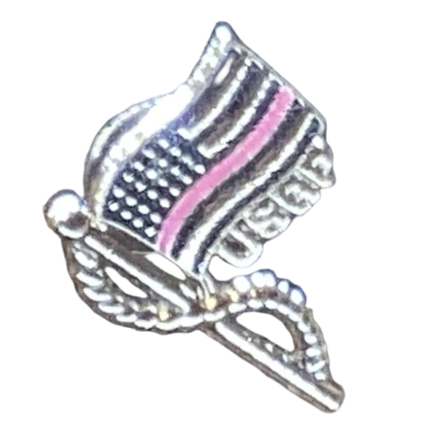 Pink Line Flag Pin