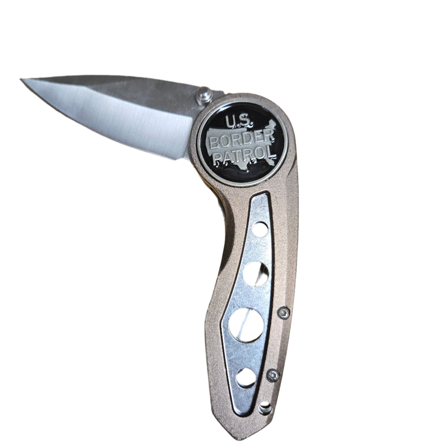 Folding Knife with cutout design