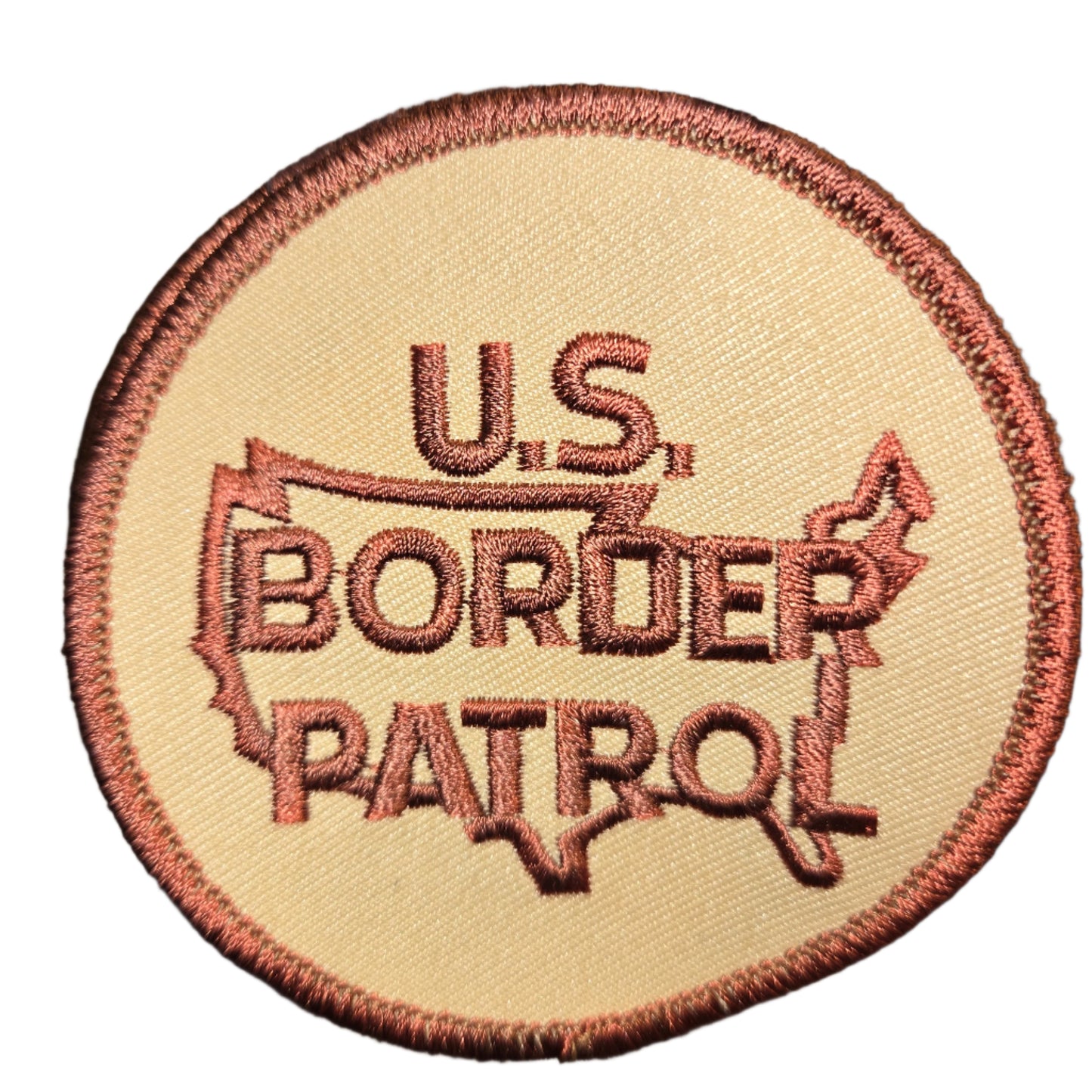 Tan / Brown BP Logo Patch 2 1/2