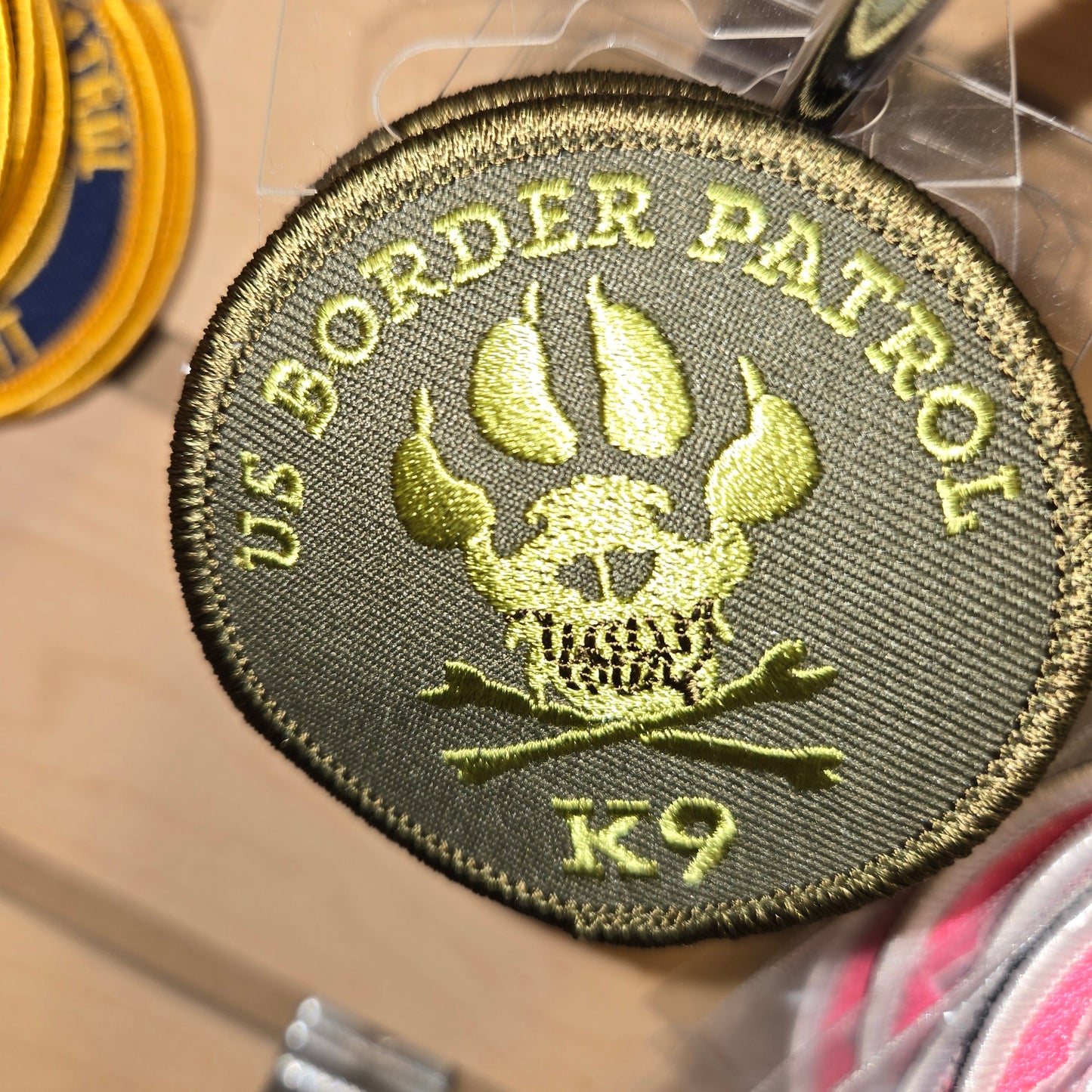 OD Green K9 Crossbones Patch