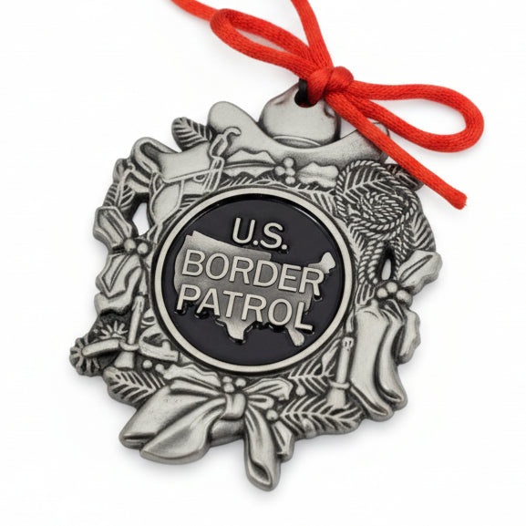 Cowboy USBP Ornament