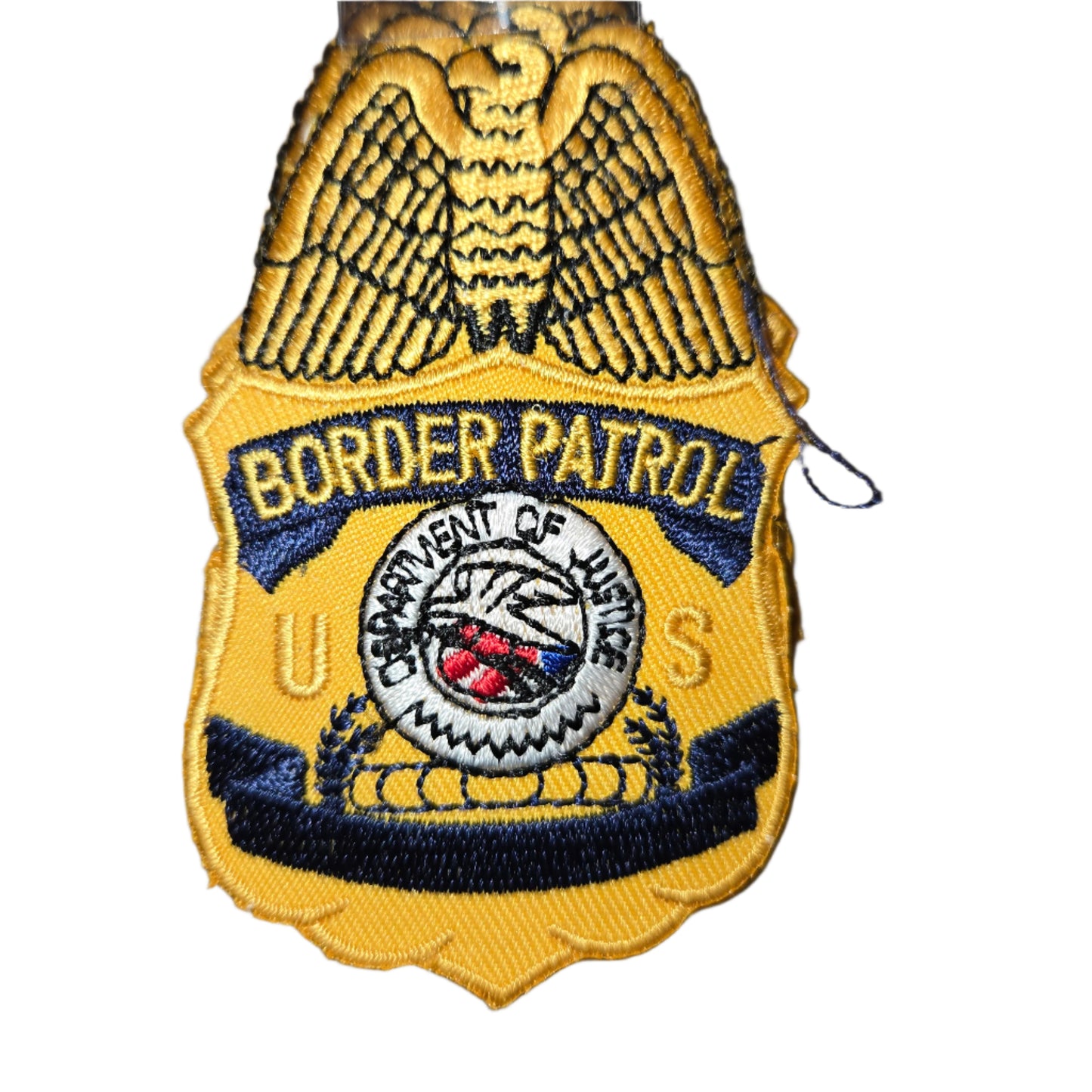Badge Patch/ Blue Gold
