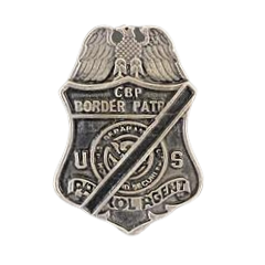CBP Mourning Badge pin