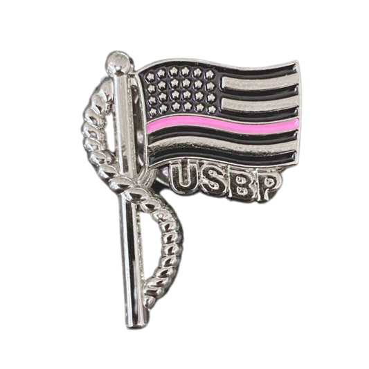 Pink Line Flag Pin