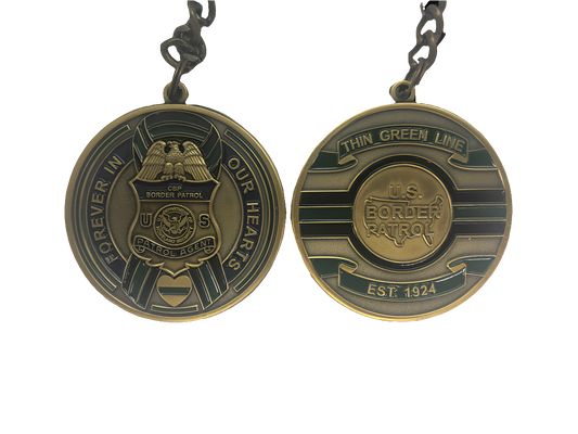 Thin Green Line keychain