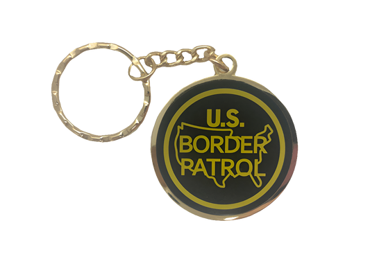 Gold Patch Key Chain