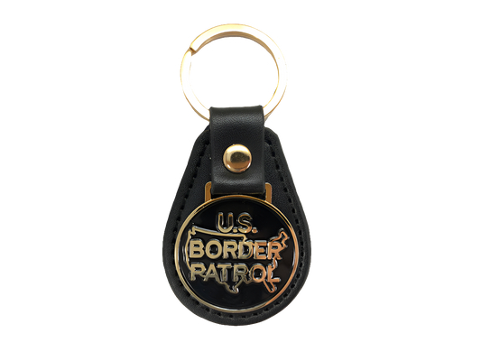 USBP Logo on leather key chain