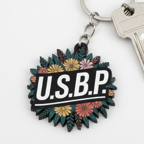 Flower Key Chain