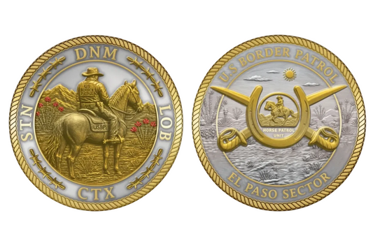 El Paso Sector horse patrol coin