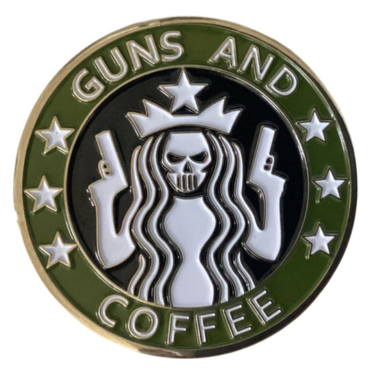 USBP Guns and Coffee coin