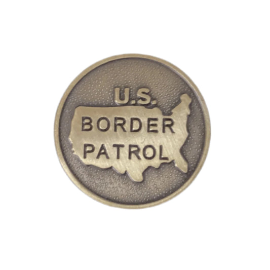 Border Patrol Brass Concho