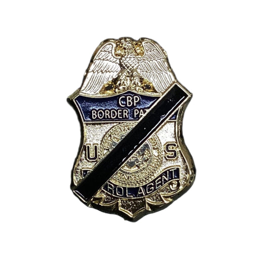 CBP Mourning Badge Lapel Pin