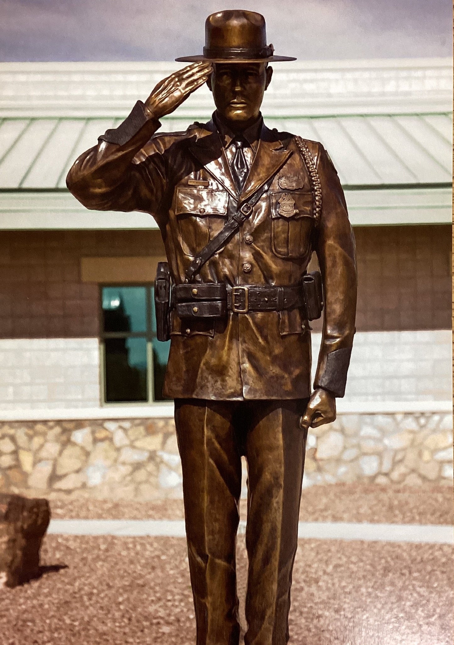 New Statue Postcard