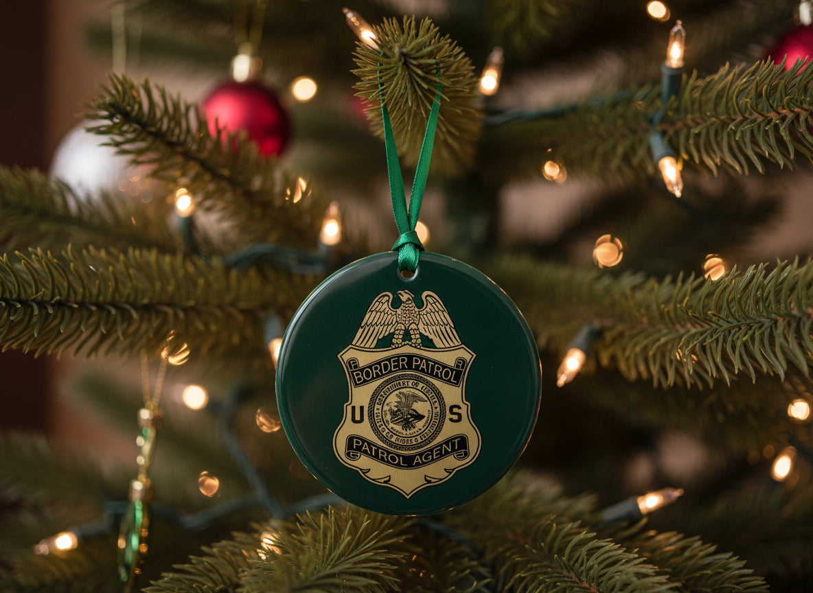 DOJ Ceramic Ornament