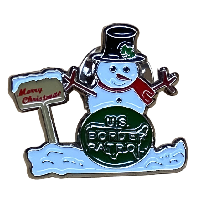 BP SNOWMAN PIN