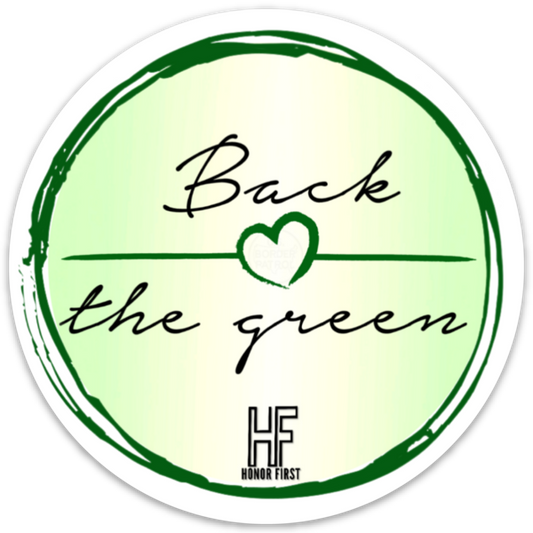 Back the Green Sticker