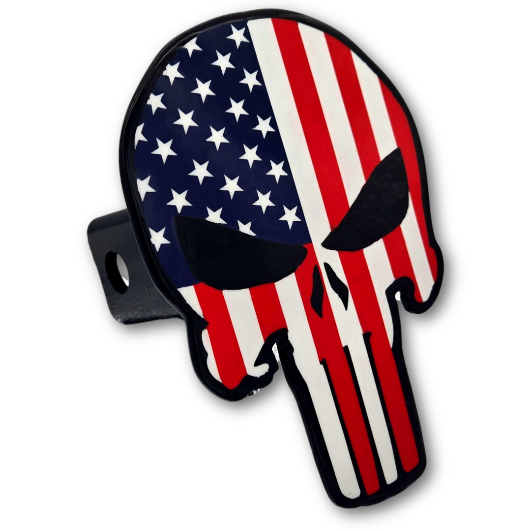 USA skull hitch cover