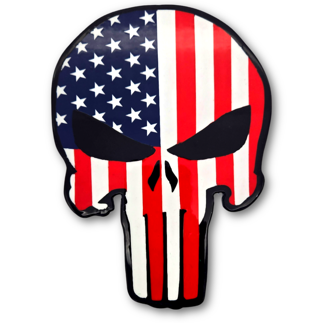 USA skull hitch cover