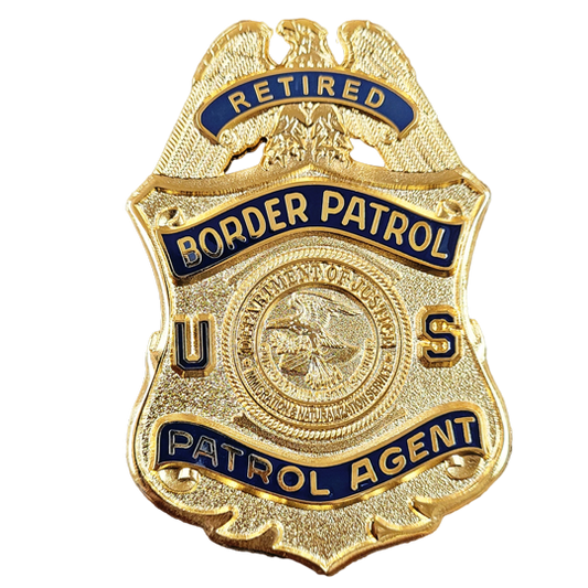 USBP Retired DOJ Badge