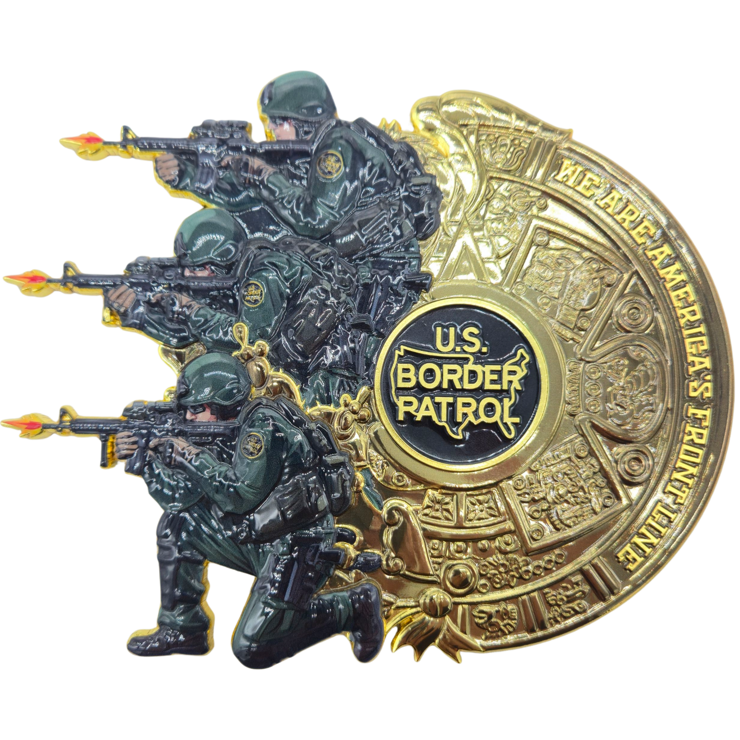 6 inch America's front line coin