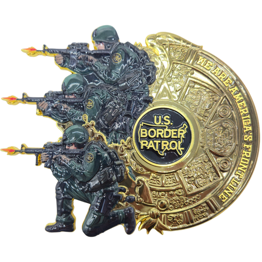 6 inch America's front line coin