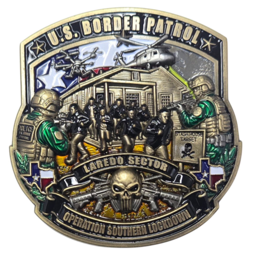 Laredo Sector Operation Southern Lockdown coin