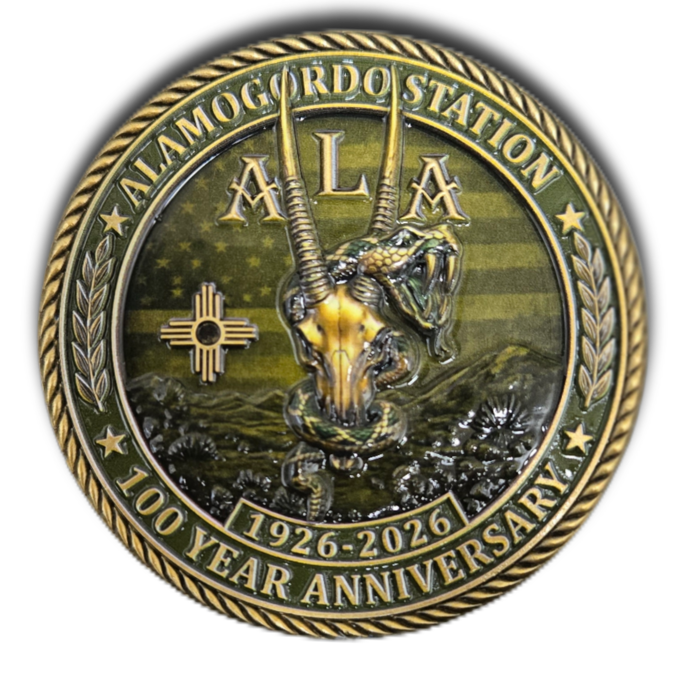 Alamogordo Station 100th Anniversary coin
