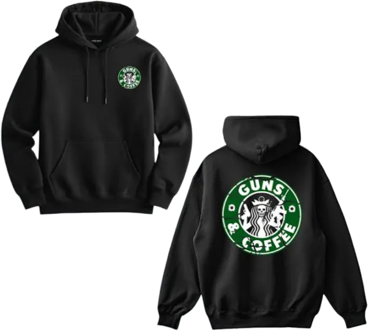 Guns and Coffee Hoodie