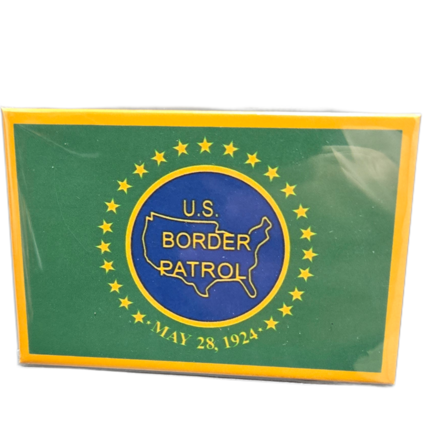 Border Patrol flag magnet
