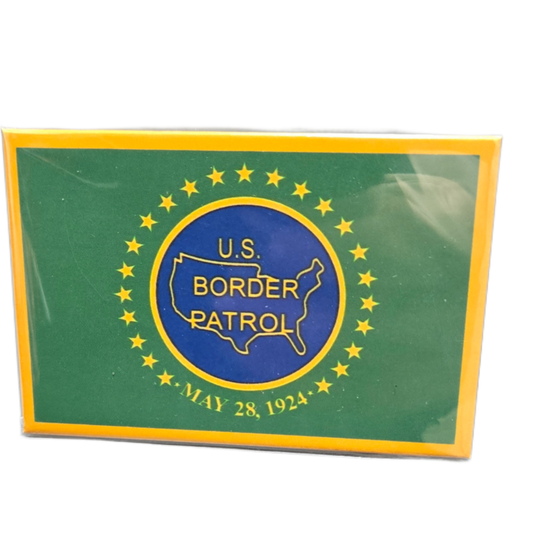 Border Patrol flag magnet