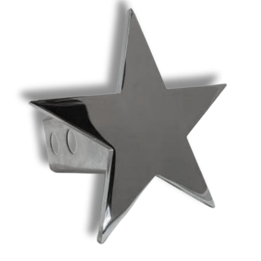 Chromed Star hitch cover