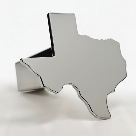Chromed Texas hitch cover