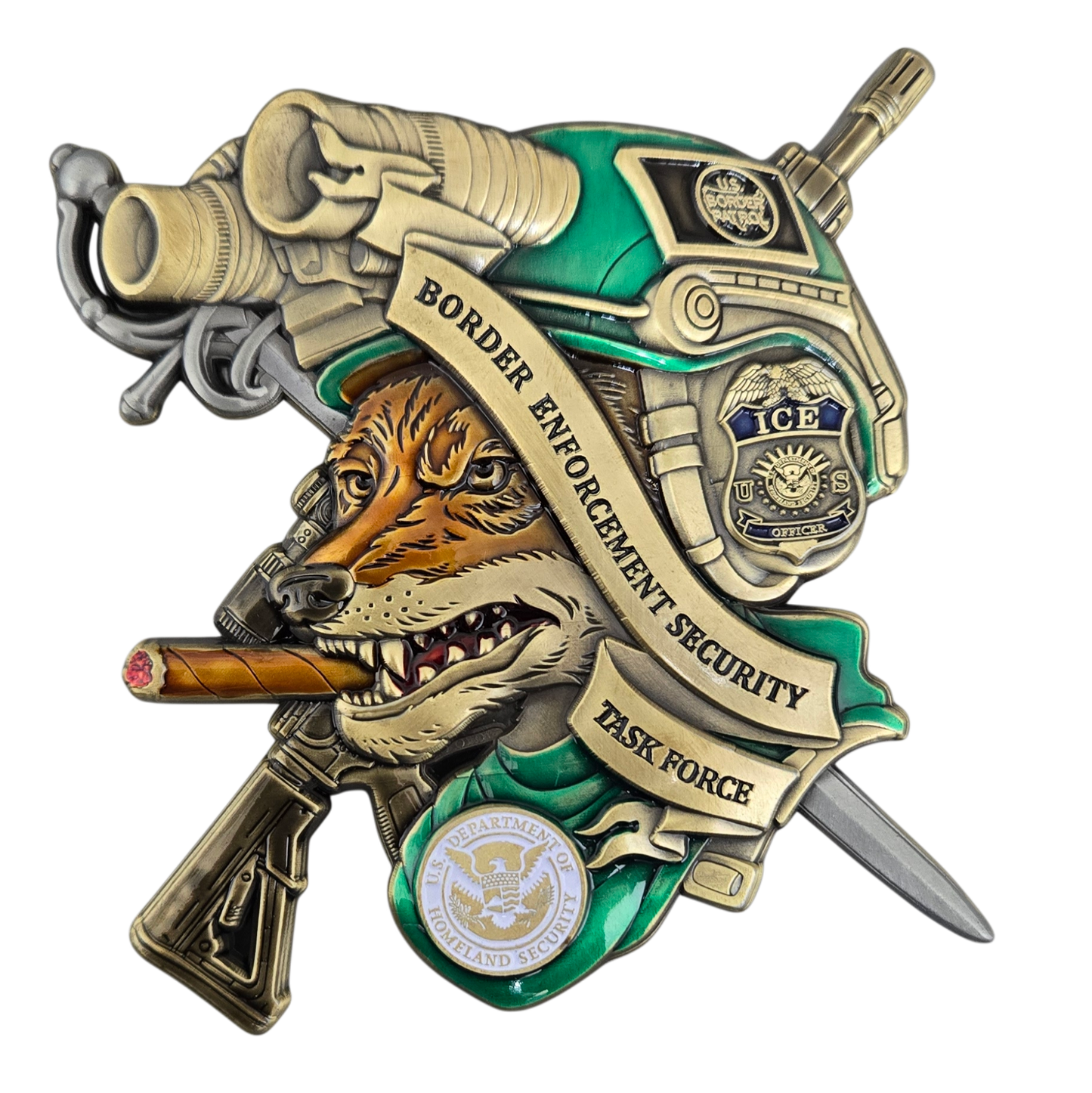 Border Enforcement Security Coin