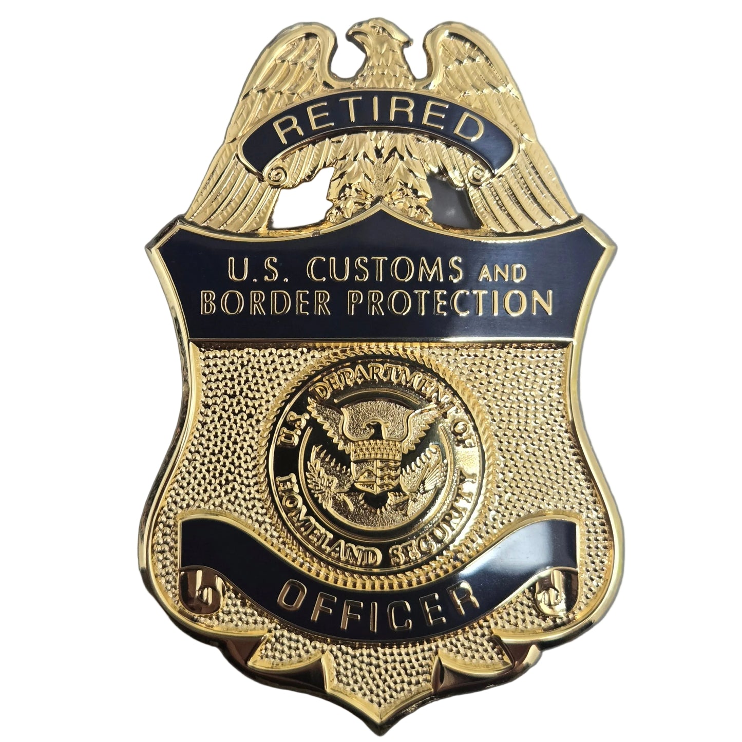 Customs Retired Officer Badge