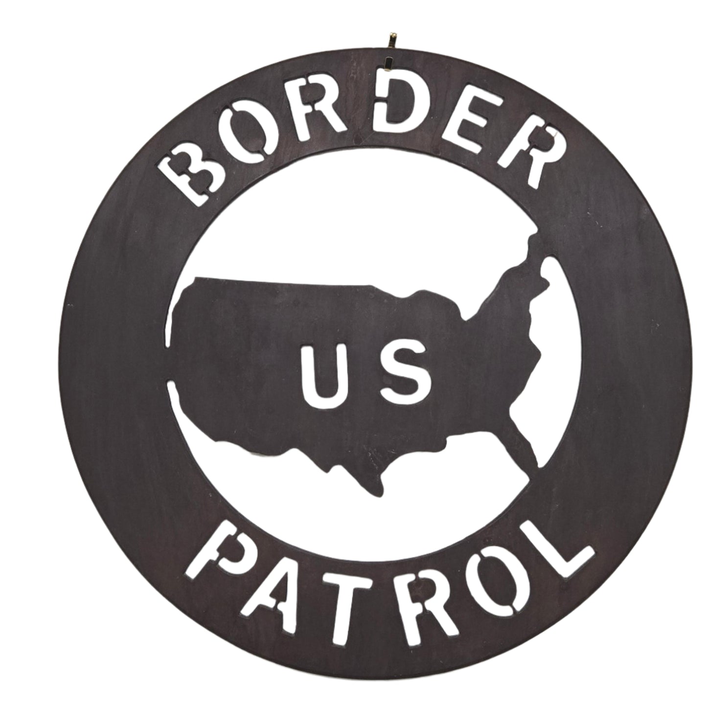 US Border Patrol Metal wall art
