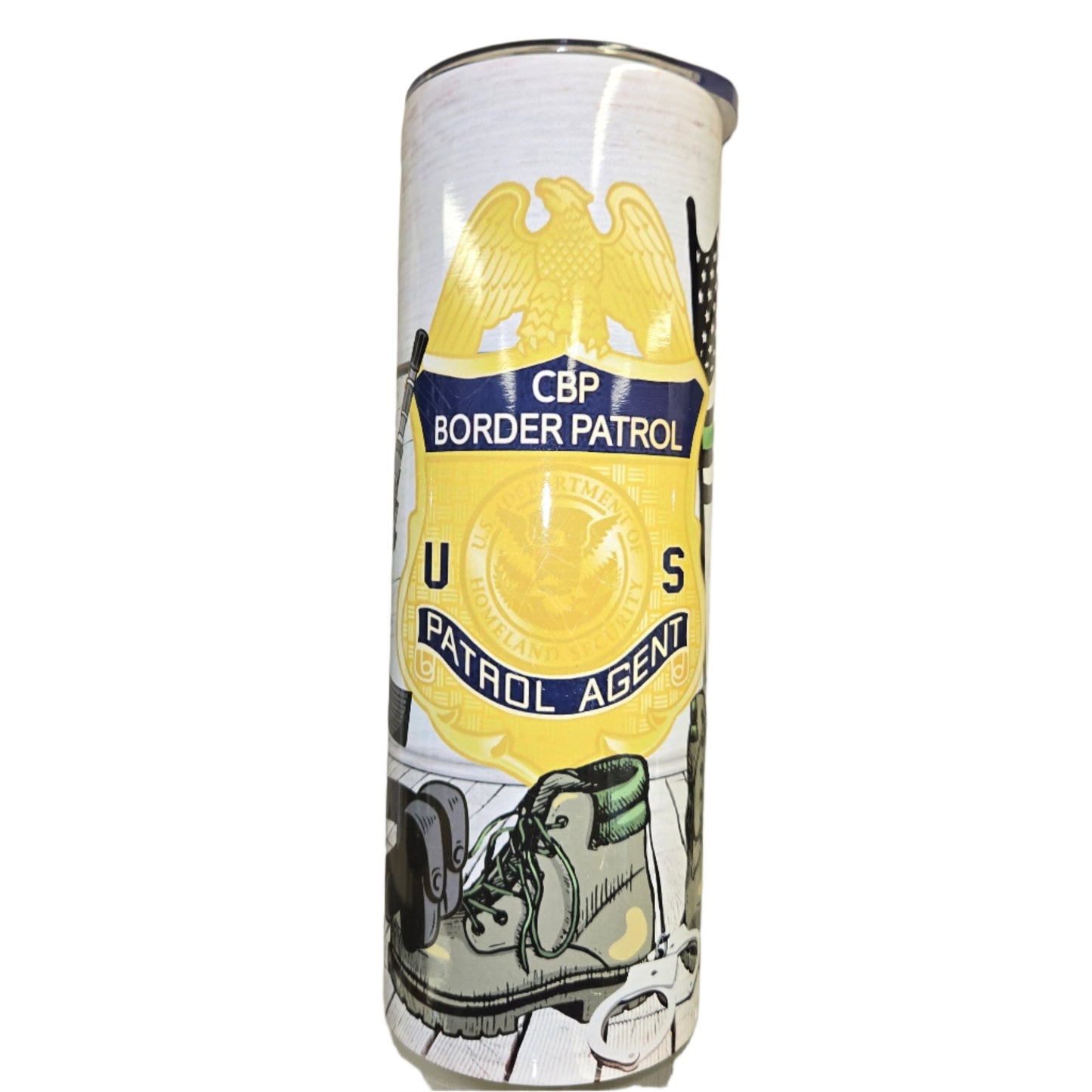 Badge color tumbler