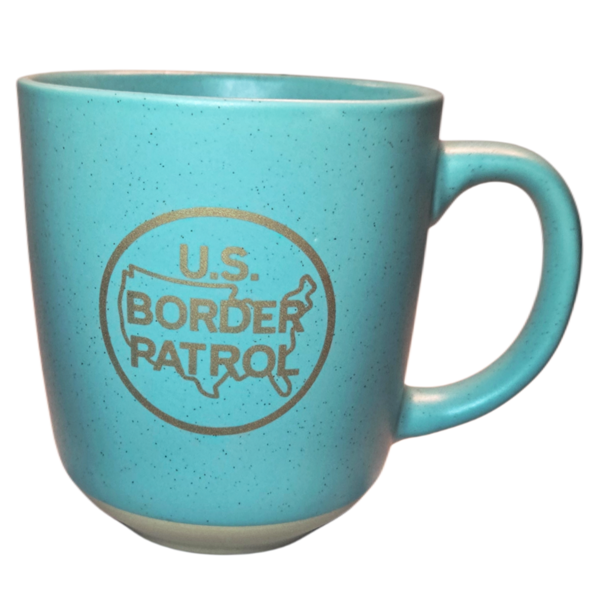 NEW! Teal Speckled Clay Bistro Mug