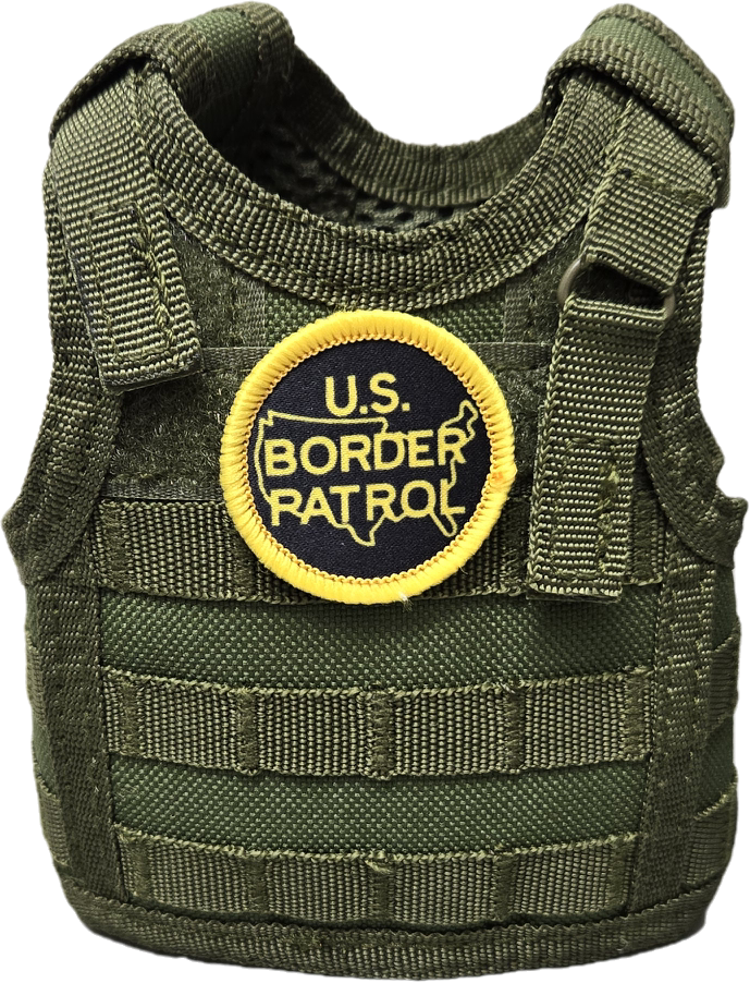 Tactical vest bottle koozie